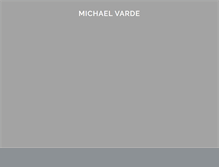 Tablet Screenshot of michaelvarde.com